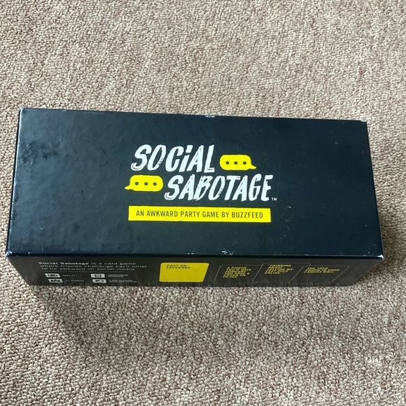 buzzfeed Other - Social Sabotage Card Game By Buzzfeed